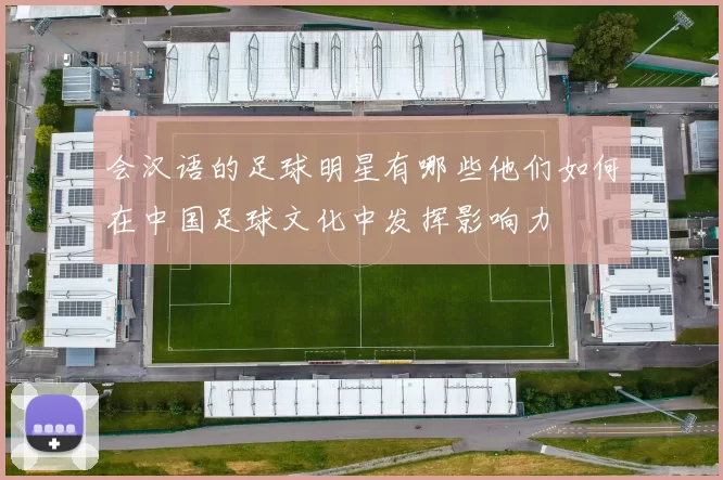 会汉语的足球明星有哪些他们如何在中国足球文化中发挥影响力