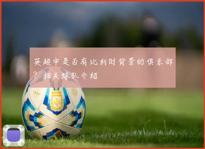 英超中是否有比利时背景的俱乐部？相关球队介绍