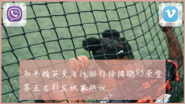 和平精英灵活性排行榜揭晓V5荣登第五名引发玩家热议